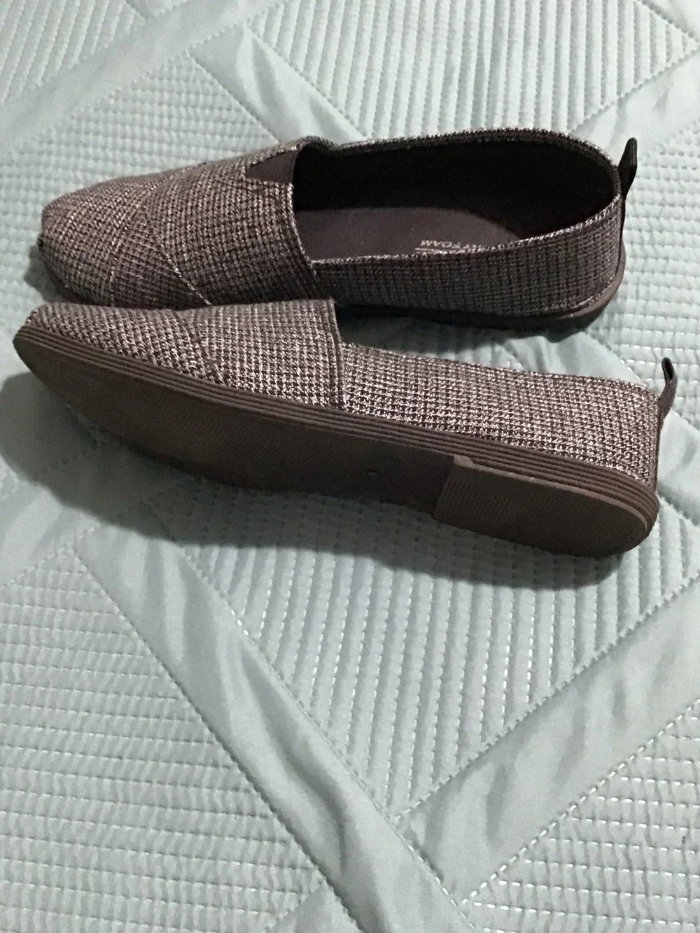 Slip-On Ladies Shoes in Gray and Tan and Black  - Lightweight Comfort- 2 pairs